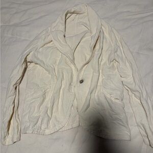 Cream Button-Up Jacket